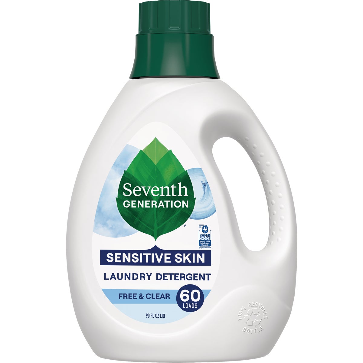 Seventh Generation 90 Oz. Free & Clear Liquid Laundry Detergent