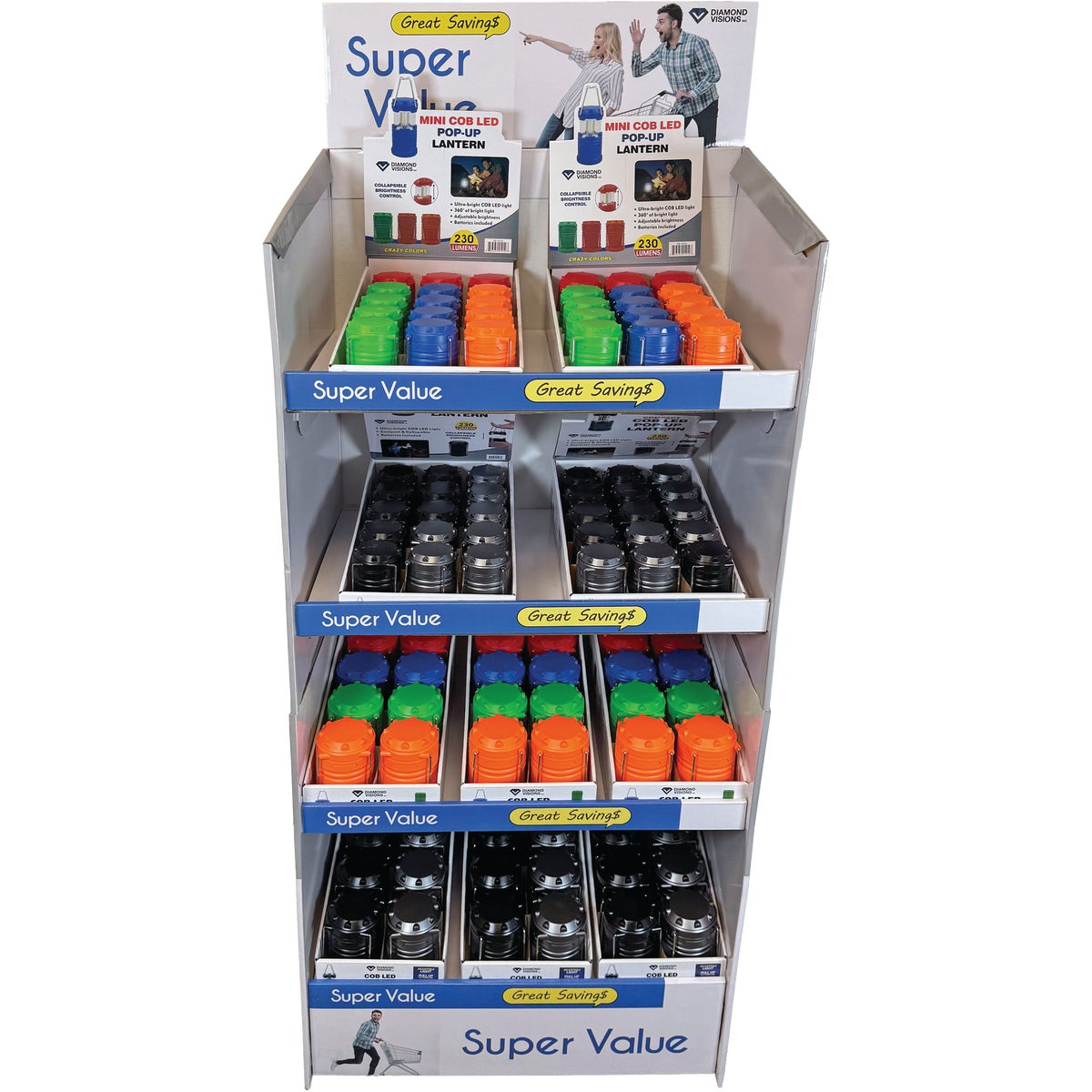 Diamond Visions 3AAA Mini COB LED Extendable Lantern