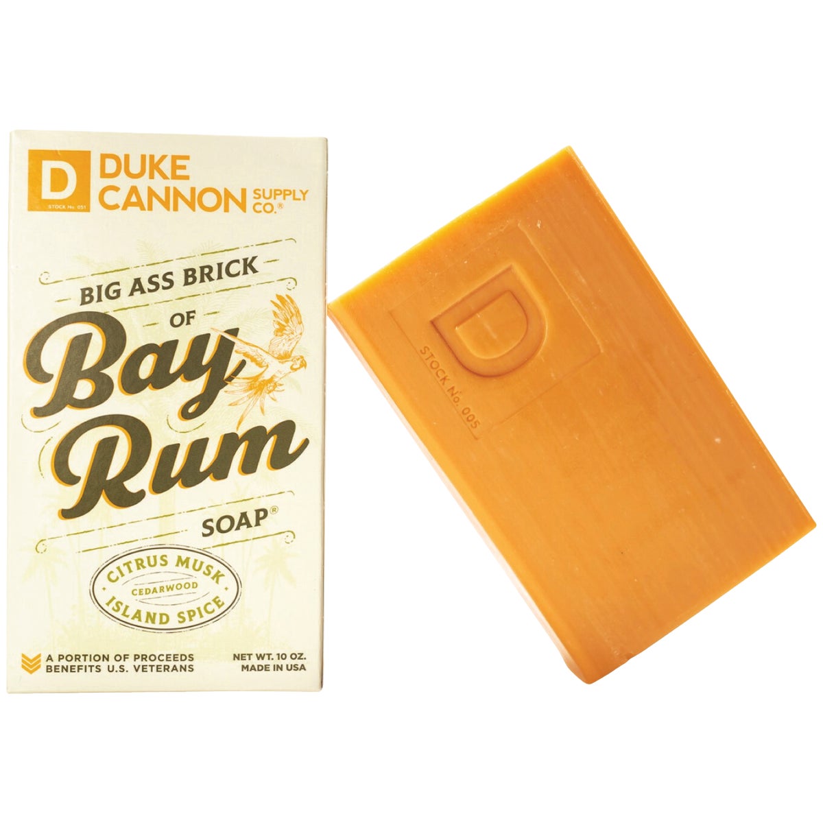 Duke Cannon 10 Oz. Bay Rum Big Ass Brick Of Soap