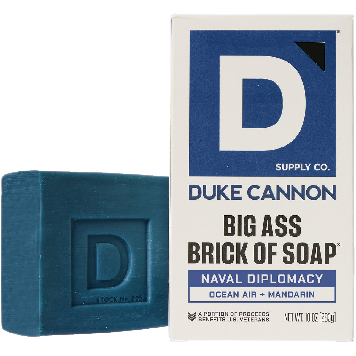 Duke Cannon 10 Oz. Naval Diplomacy Big Ass Brick of Soap