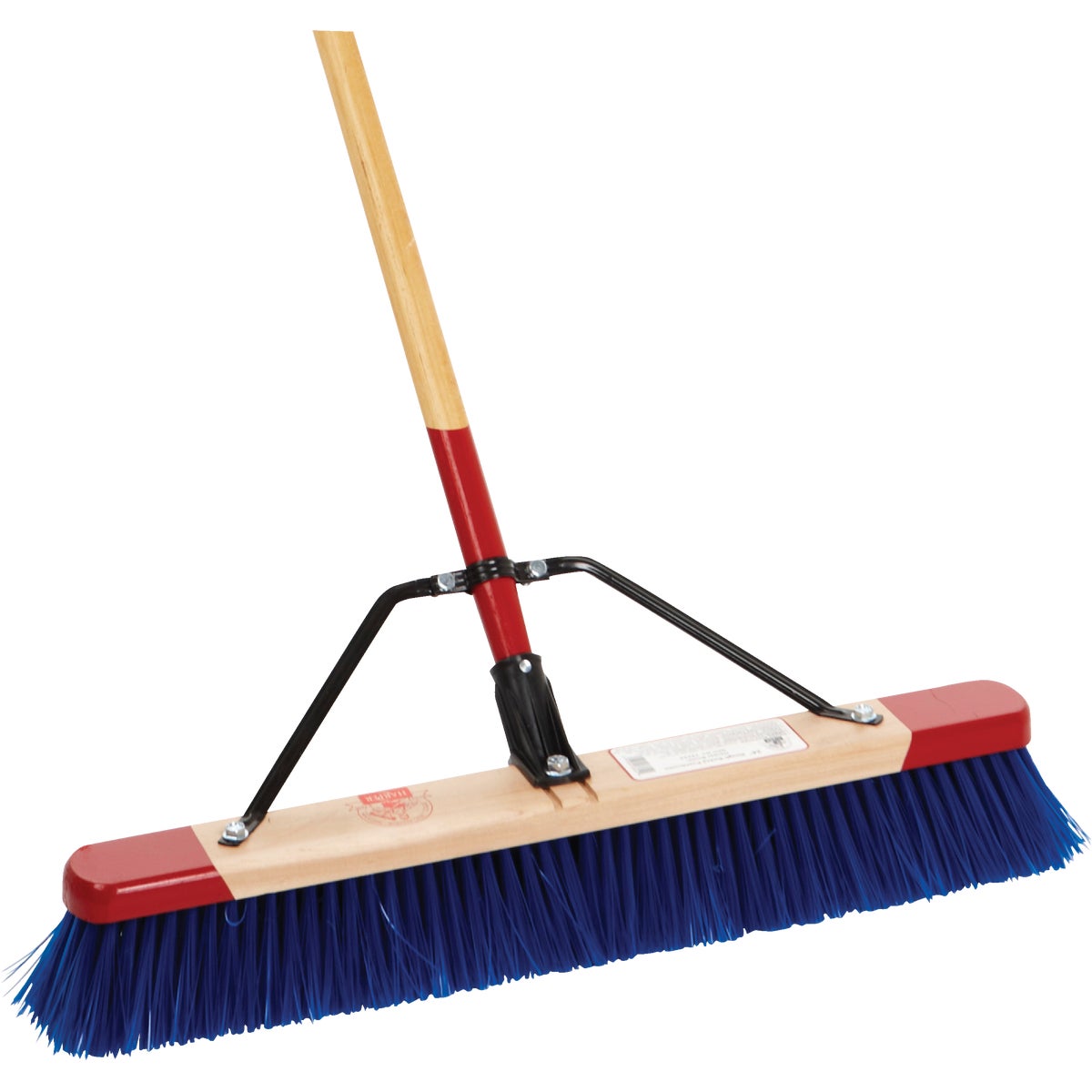 Harper Rough Surface Wood Handle Push Broom