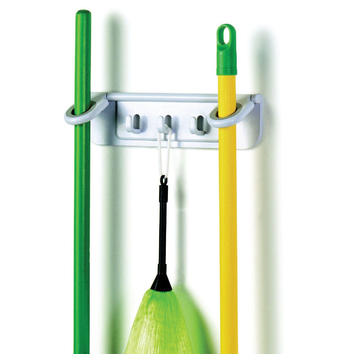 Spectrum 11-1/4 In. Mop & Broom Long Handle Tool Rack