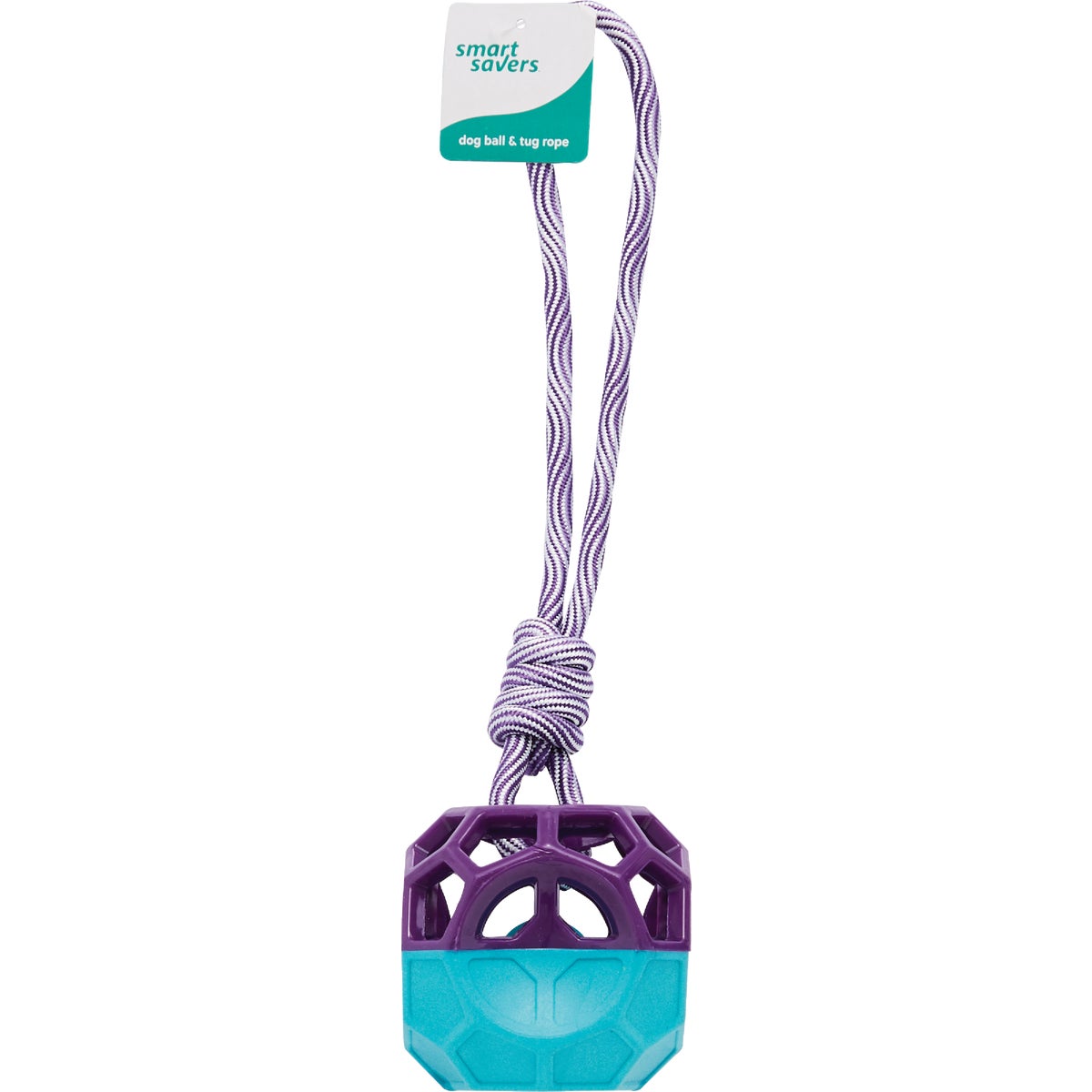 Smart Savers Dog Ball with Tug Rope