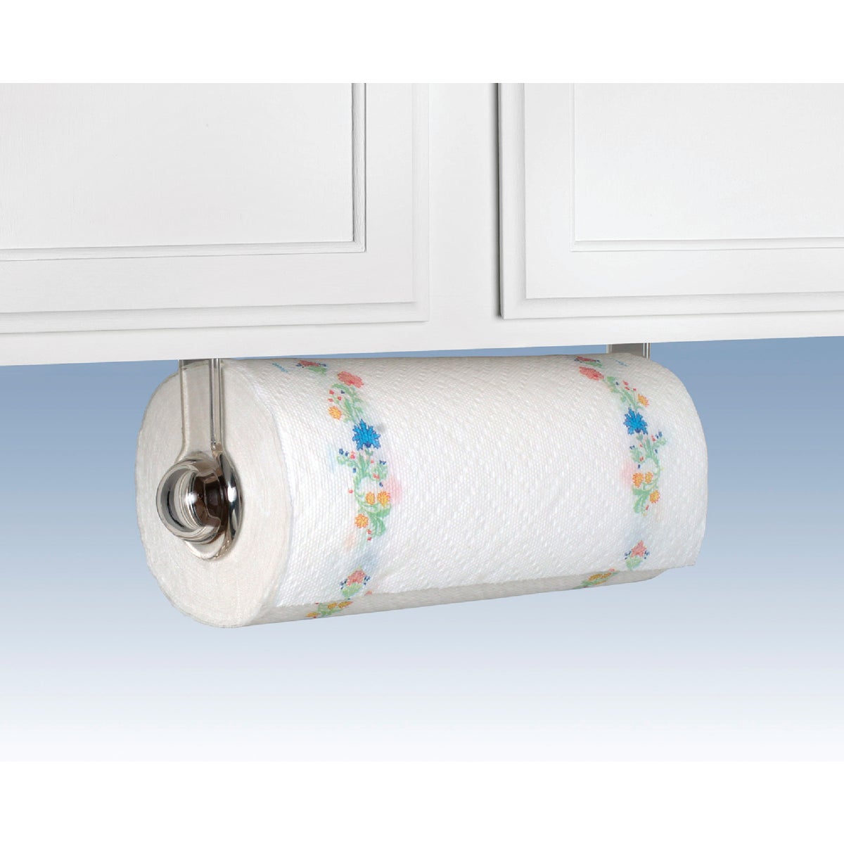  Spectrum Clear Plastic Wall or Cabinet Mount Paper Towel Holder