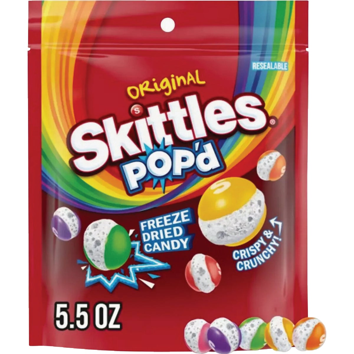 Skittles Pop'd 5.5 Oz. Original Freeze Dried Candy
