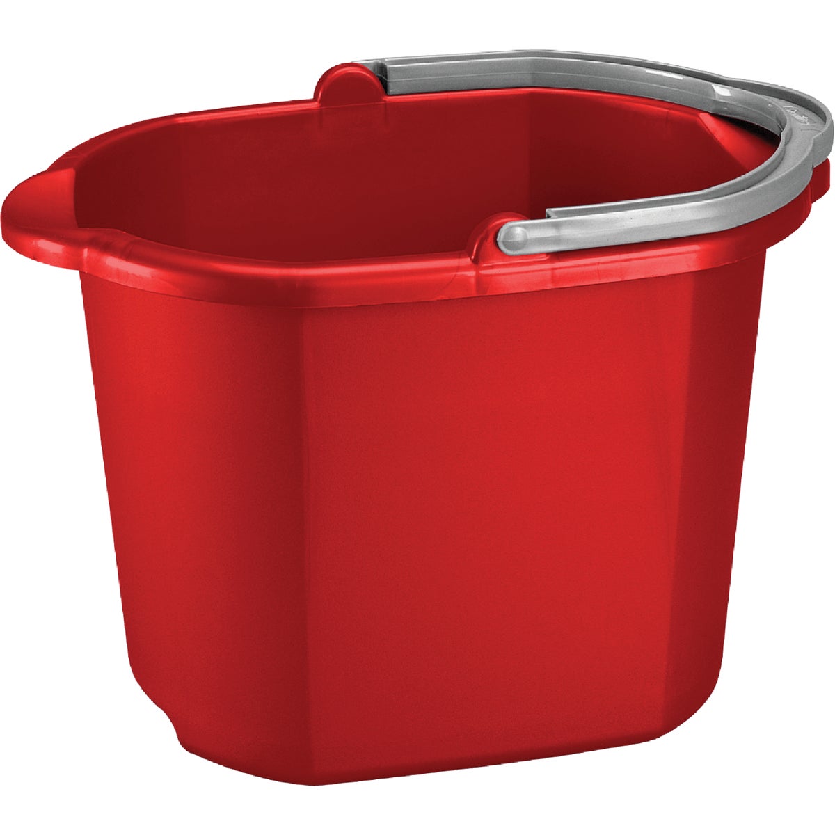 Sterilite 16 Qt. Red Dual Spout Bucket