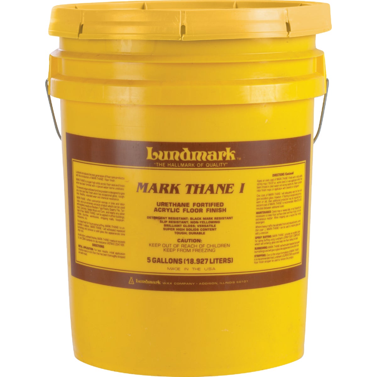 Lundmark Mark Thane I Urethane Fortified Acrylic Floor Finish