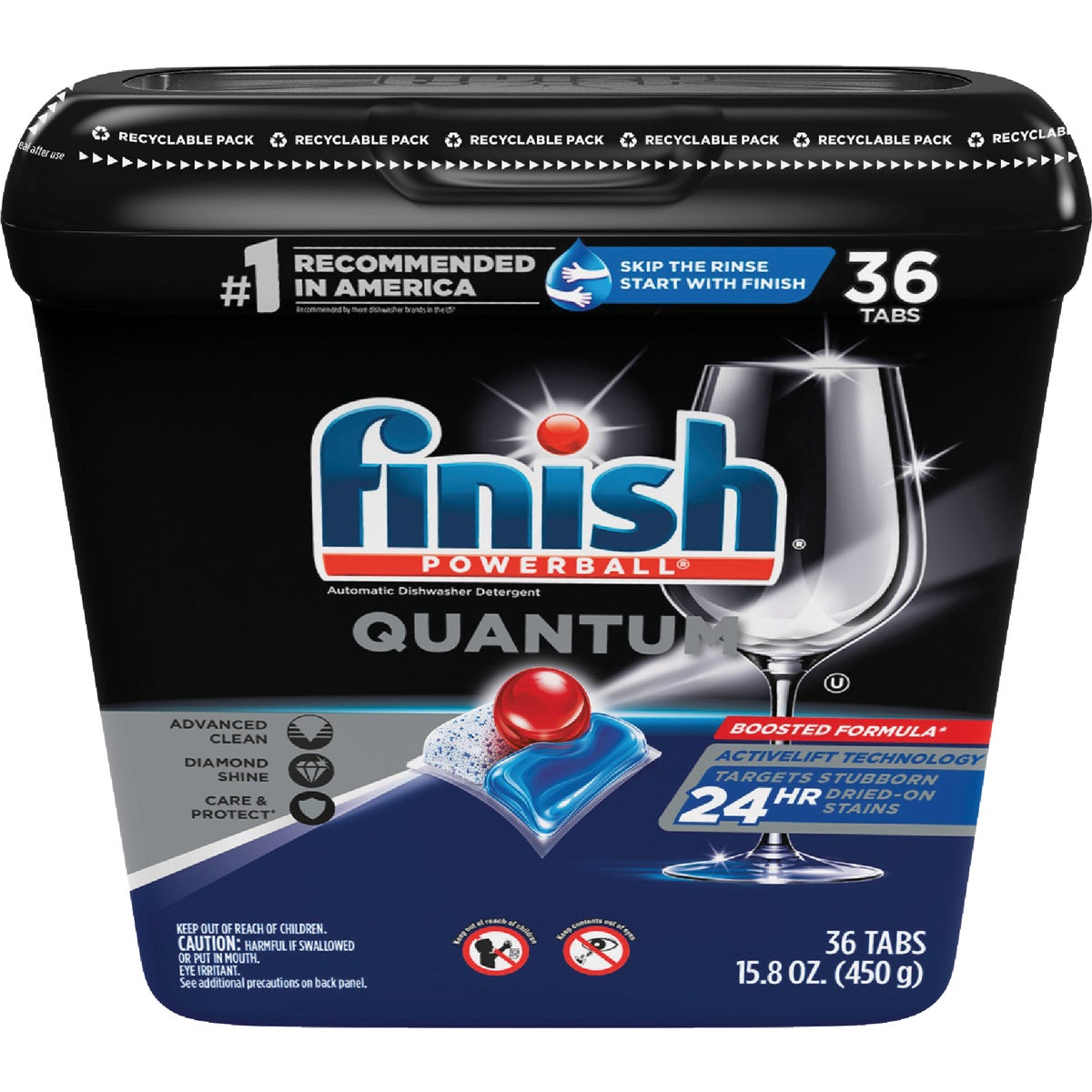 Finish Powerball Quantum Dishwasher Detergent (37-Count)