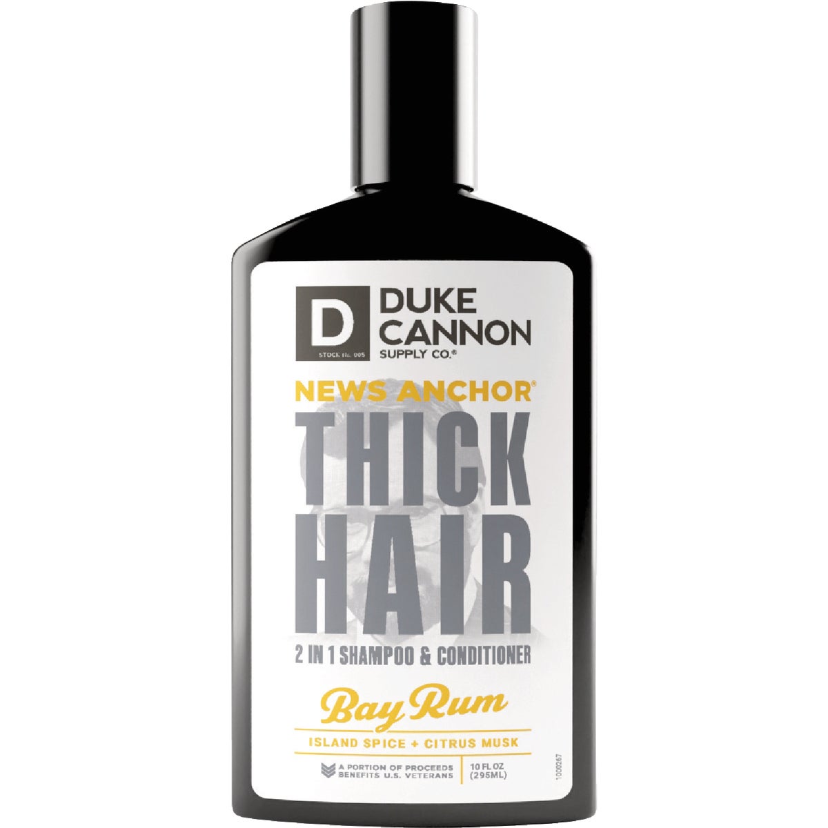 Duke Cannon 10 Oz. Bay Rum News Anchor 2-In-1 Shampoo & Conditioner