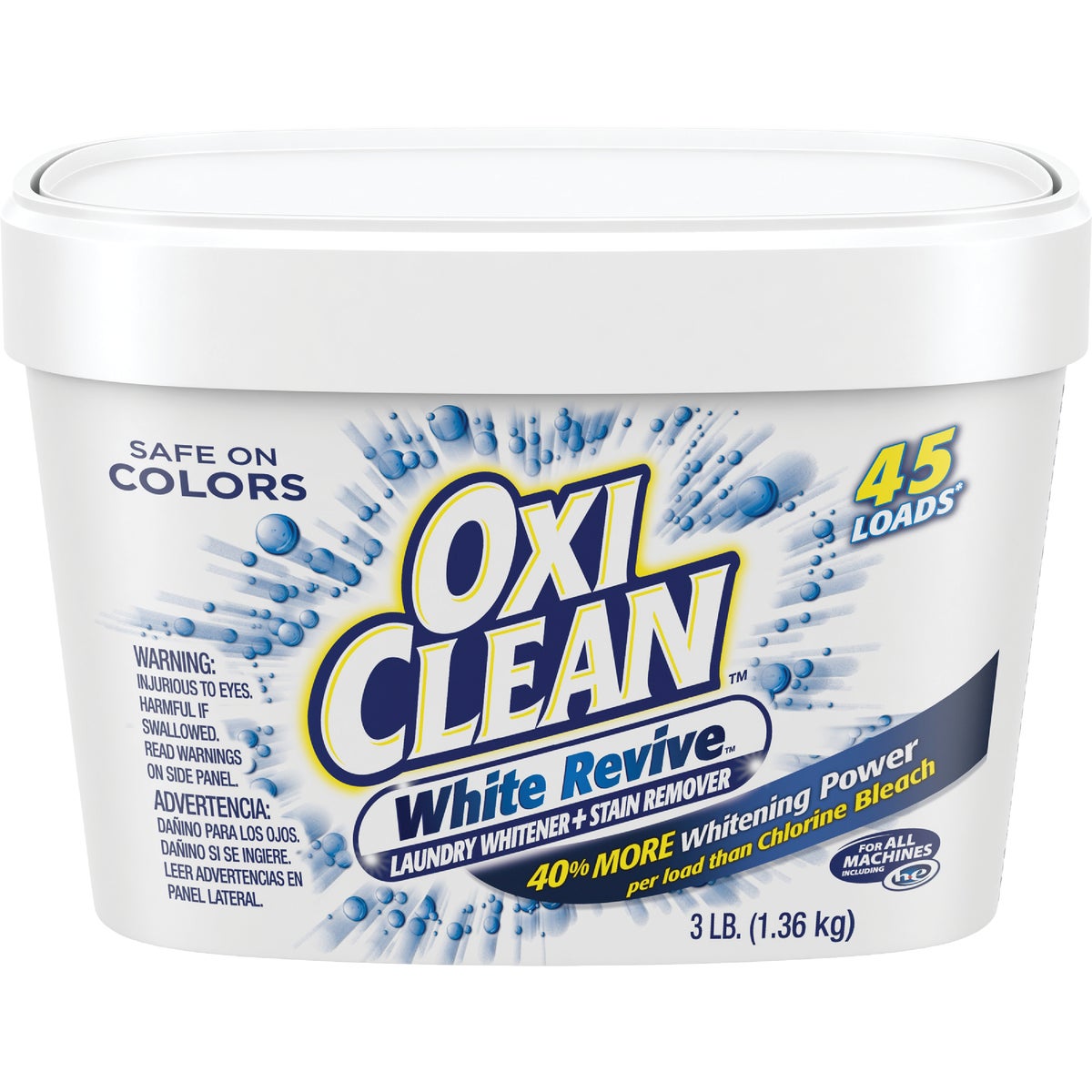 OxiClean White Revive 3 Lb. Laundry Whitener and Stain Remover