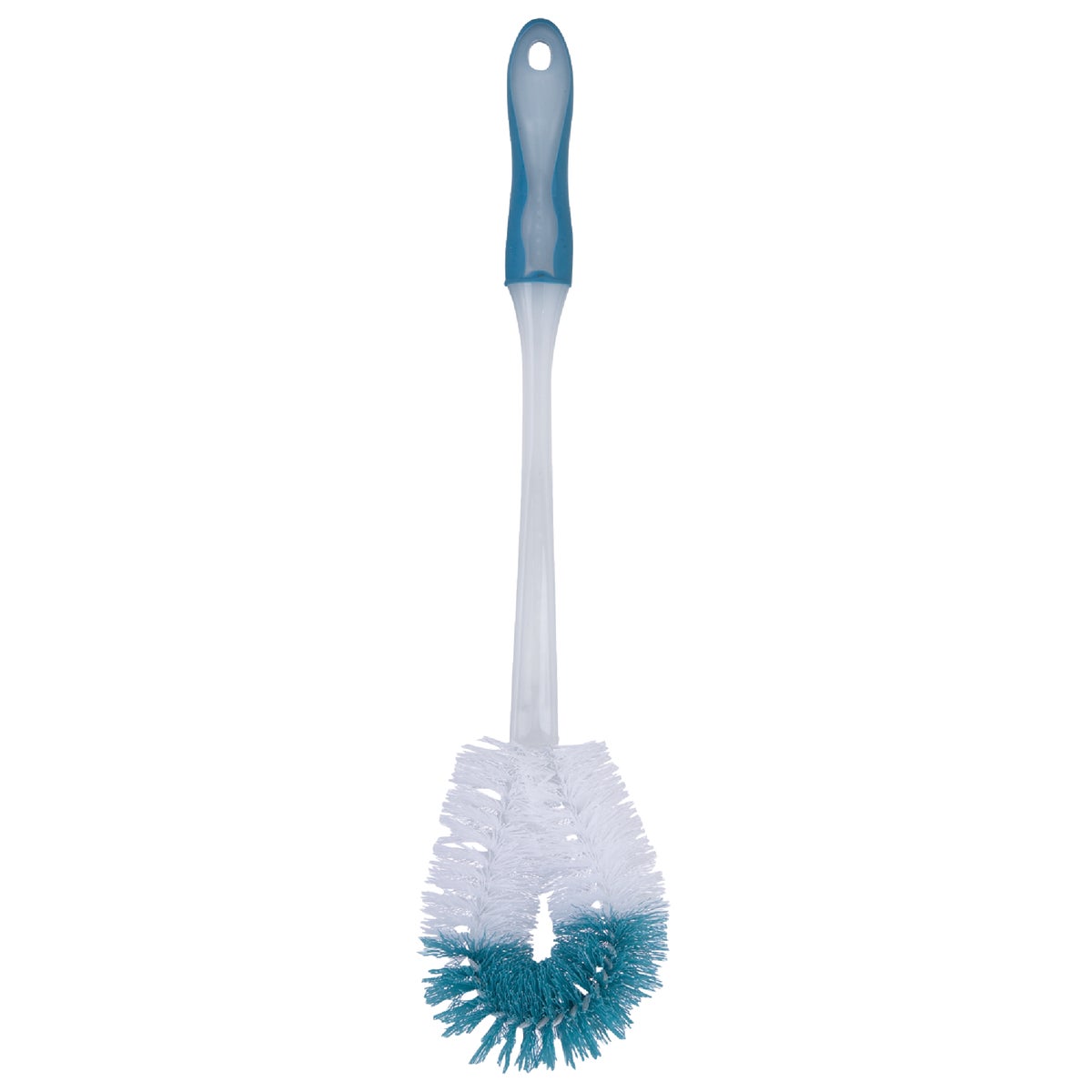 18.5 In. Polypropylene Bristle Toilet Bowl Brush With Rubber Grip