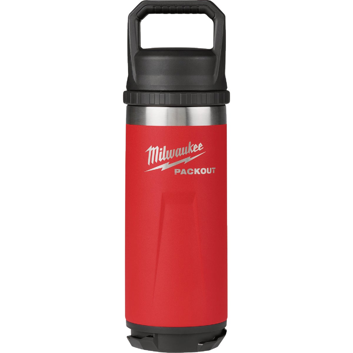 Milwaukee PACKOUT 18 Oz. Red Insulated Bottle with Chug Lid