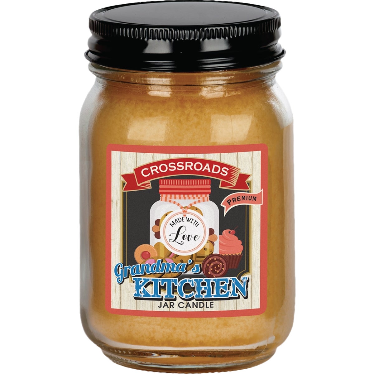 Crossroads Original Designs 12 Oz. Jar Candle, Grandma's Kitchen