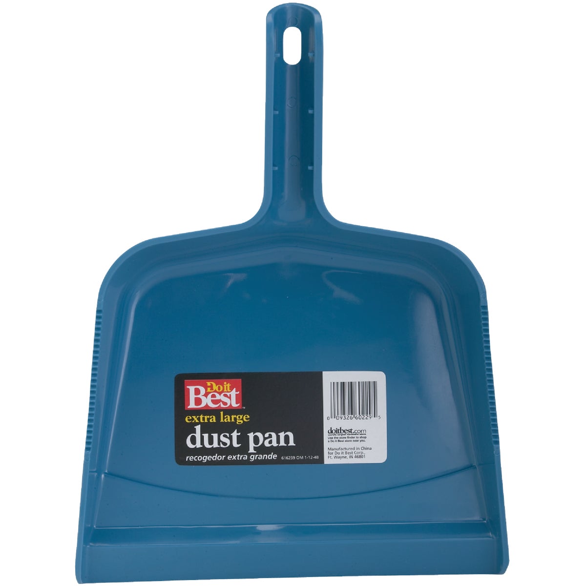 10.5 In. Blue Plastic Extra Large Dust Pan