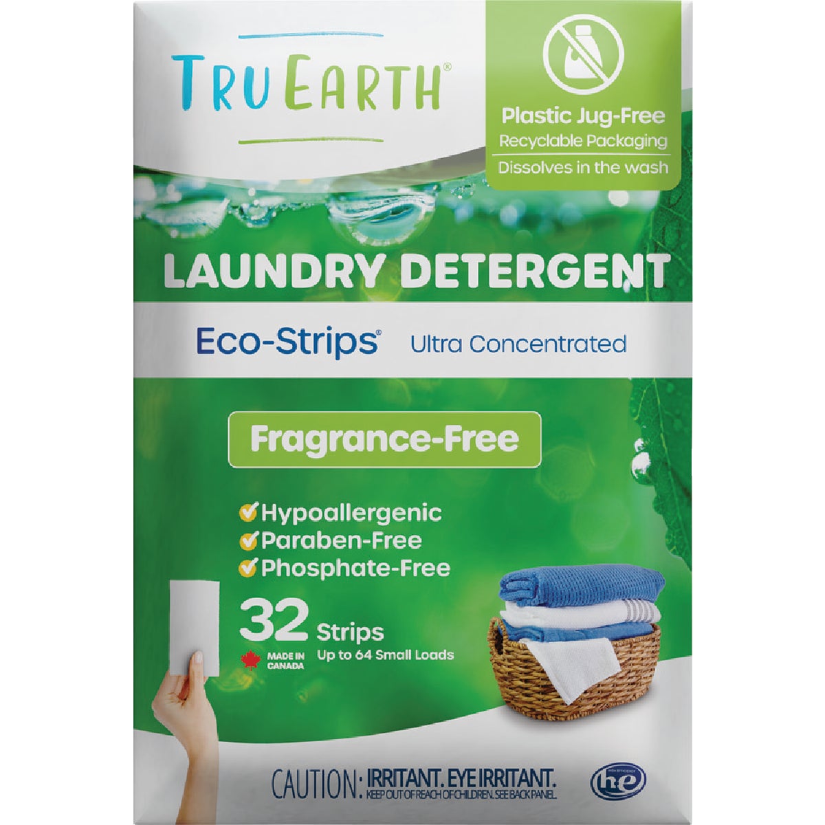 Tru Earth Eco-Strips Fragrance Free Laundry Detergent