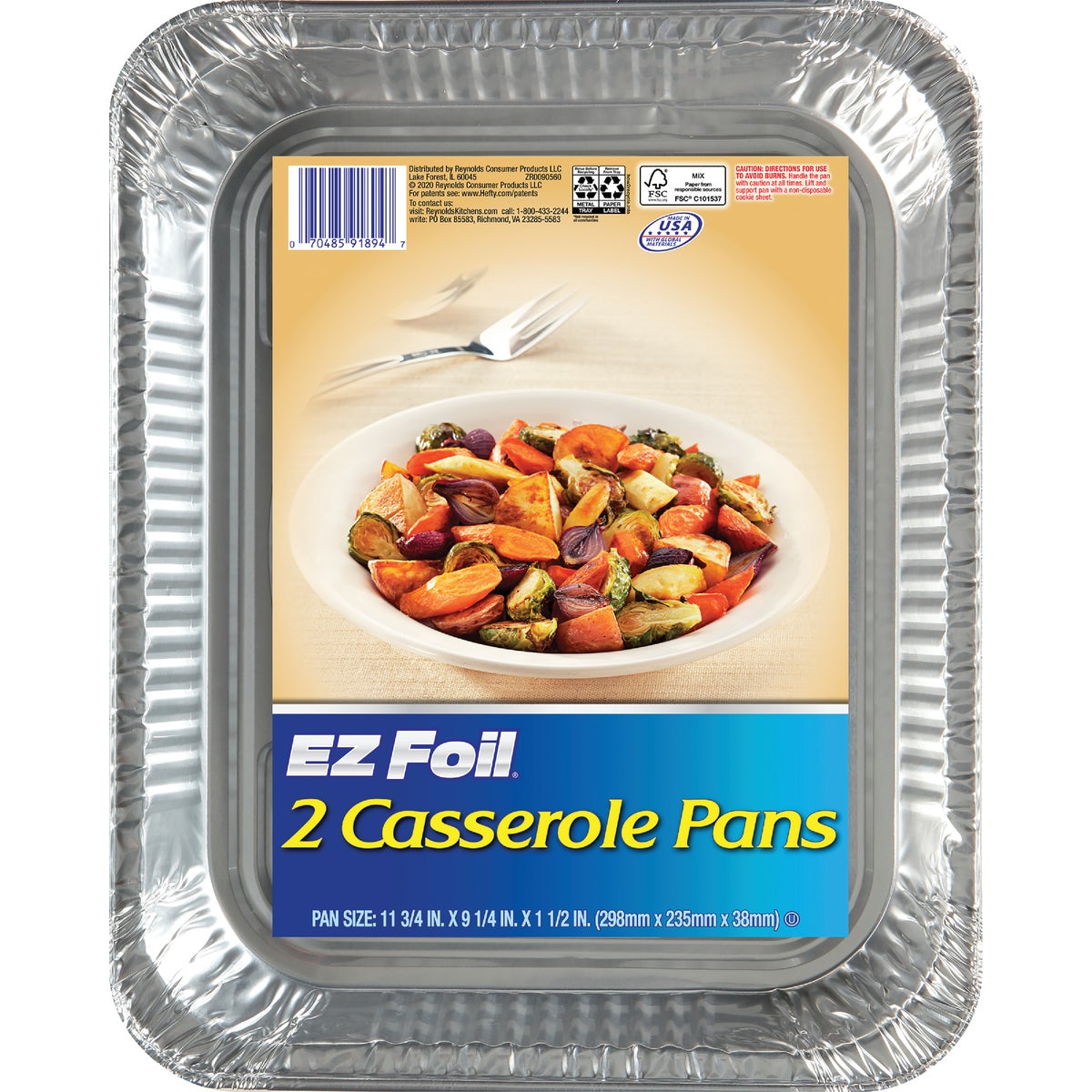 EZ Foil Casserole & Lasagna Baking Pan