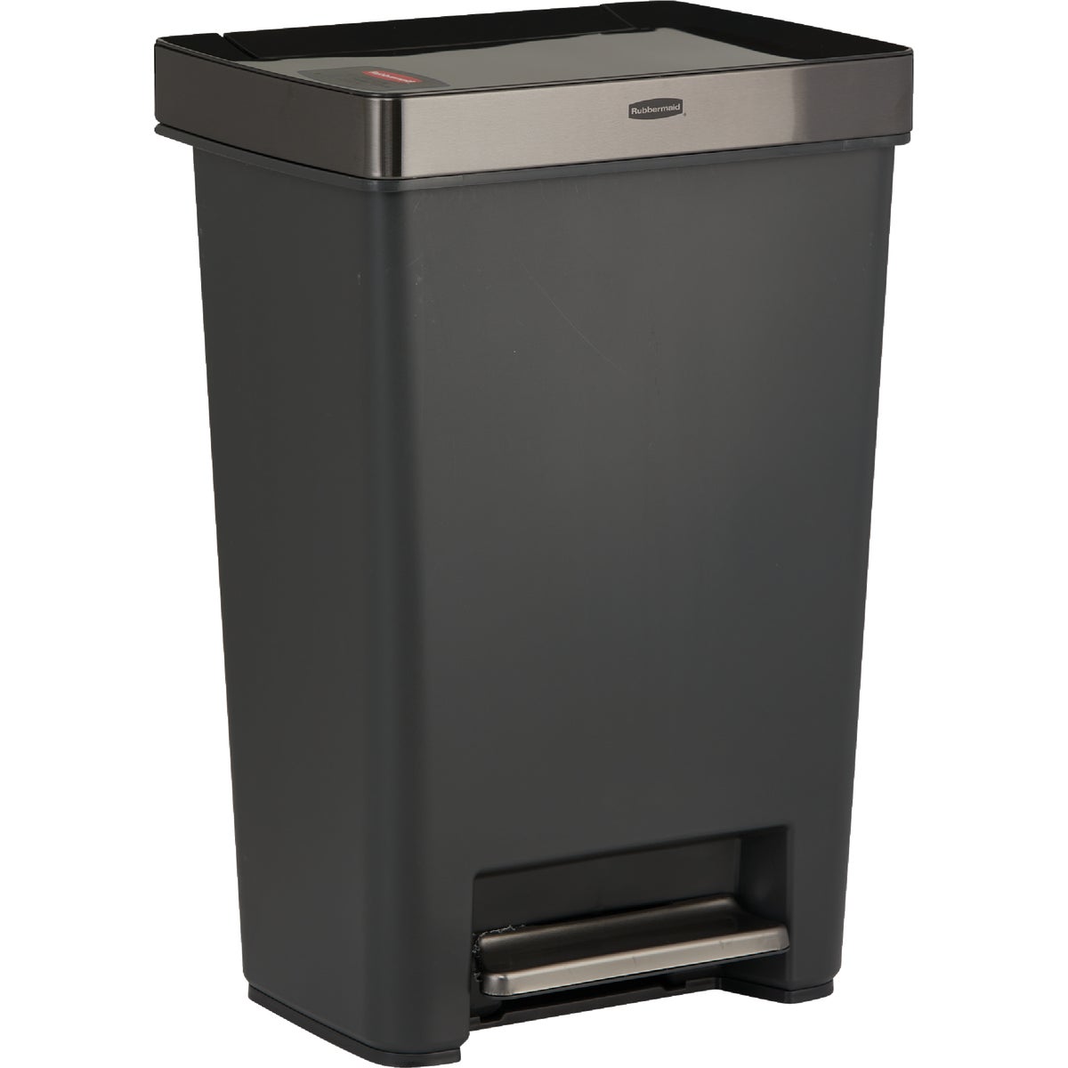 Rubbermaid 13 Gal. Charcoal Step-On Series 2 Wastebasket