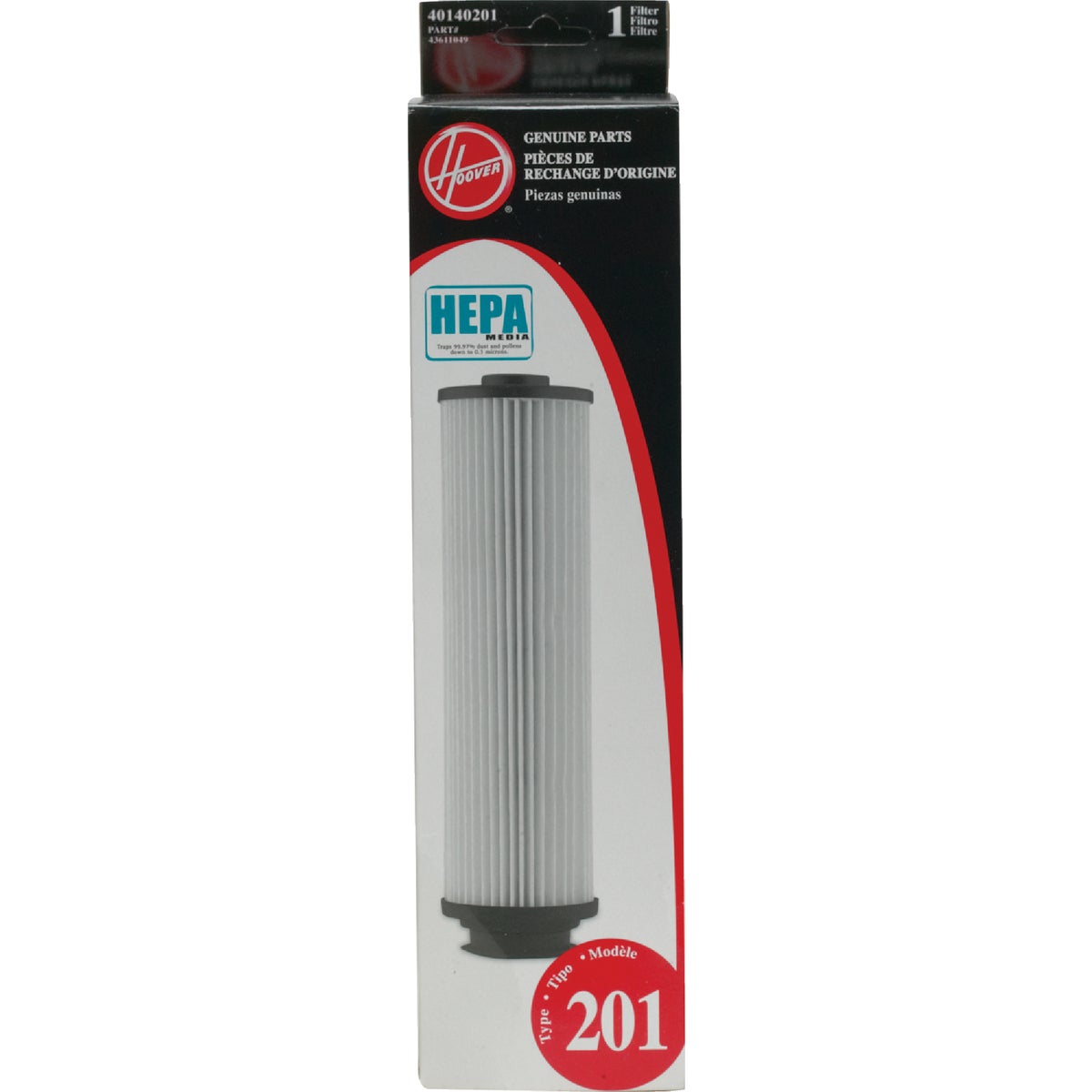 Hoover 201 Cartridge Vacuum Filter