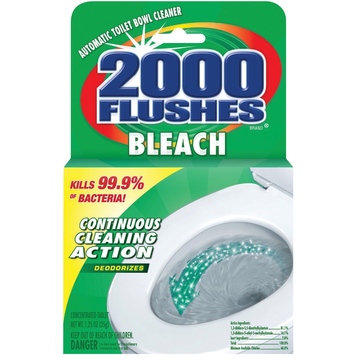 2000 Flushes Automatic Toilet Bowl Cleaner Concentrate