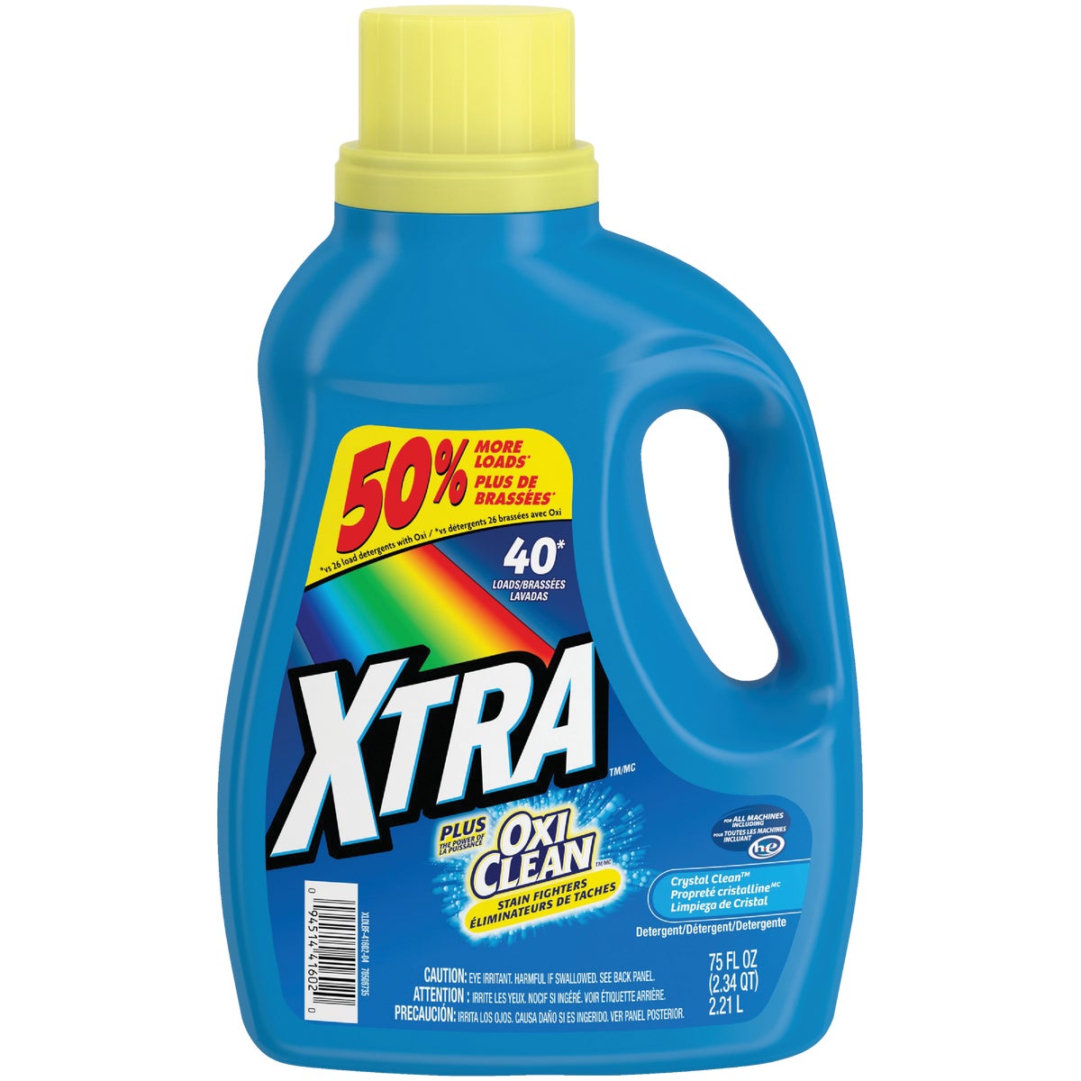 XTRA 56 Oz. Plus Oxi Liquid Laundry Detergent