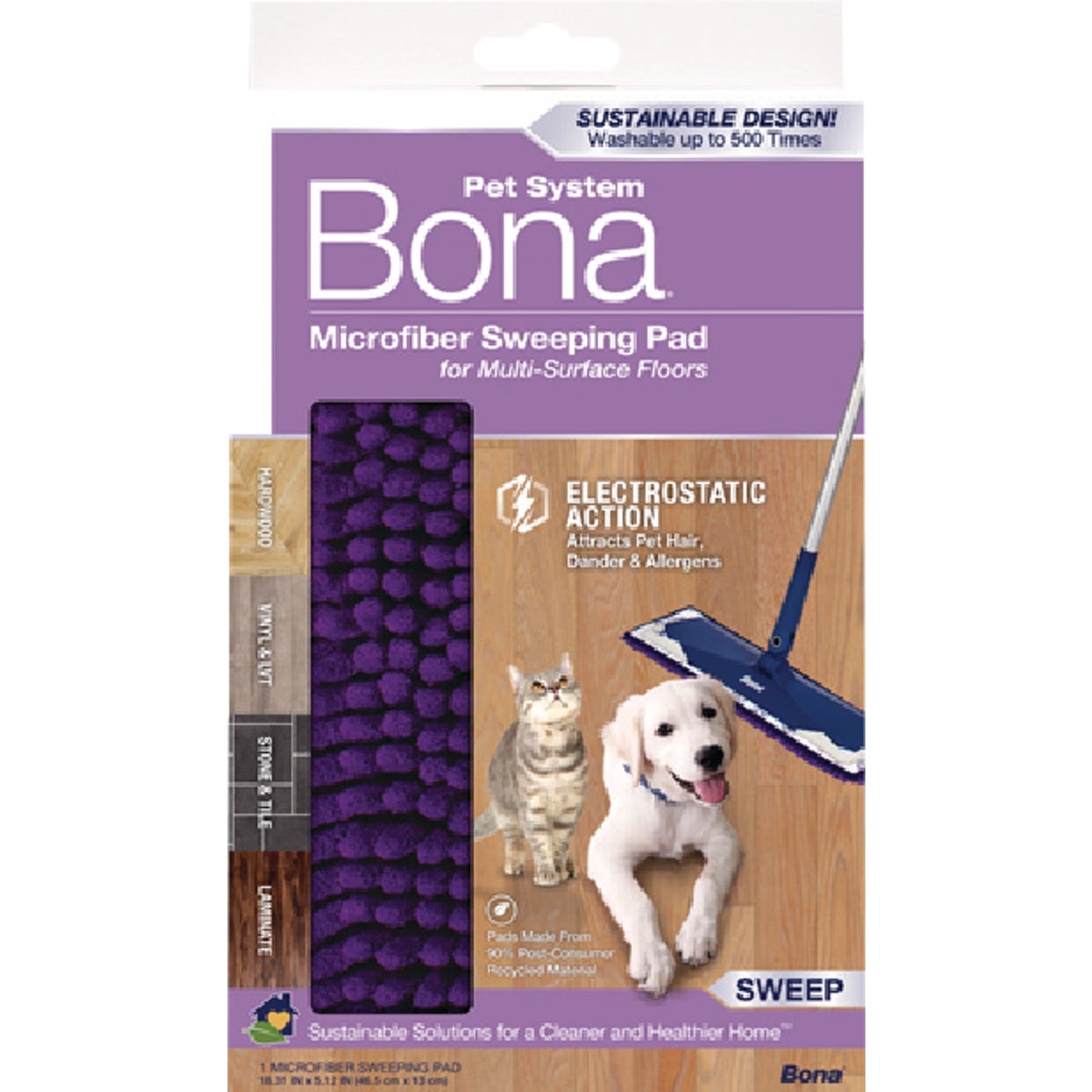 Bona Pet System Microfiber Sweeping Pad