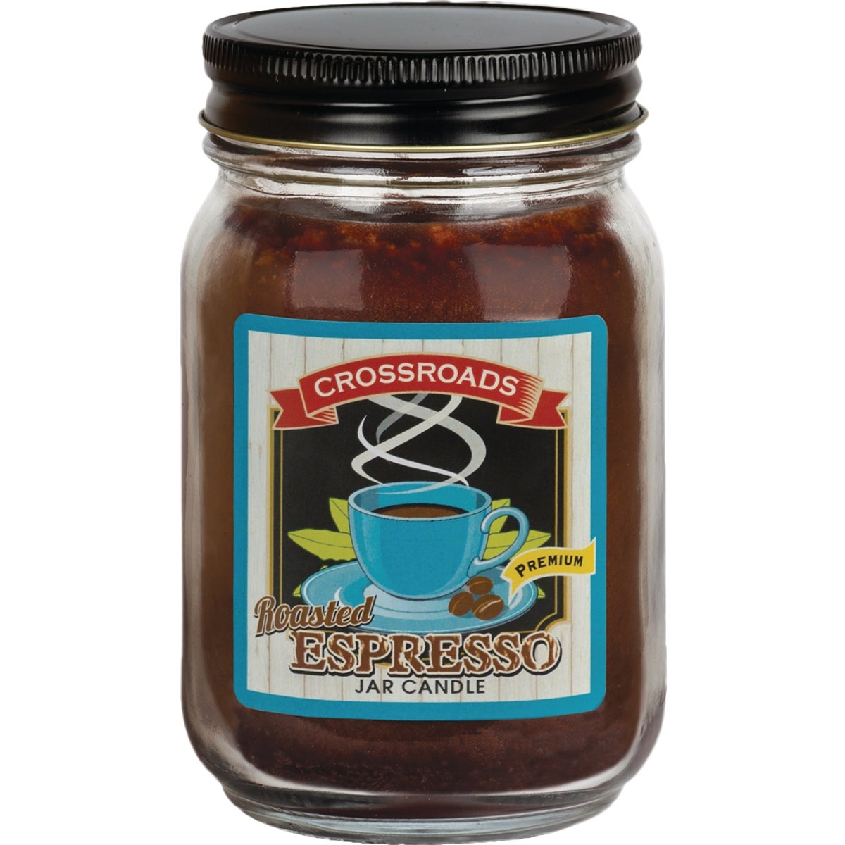 Crossroads Original Designs 12 Oz. Jar Candle, Roasted Espresso