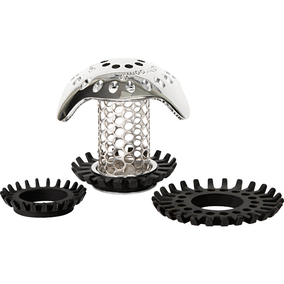 SinkShroom Chrome Stainless Steel Drain Protector