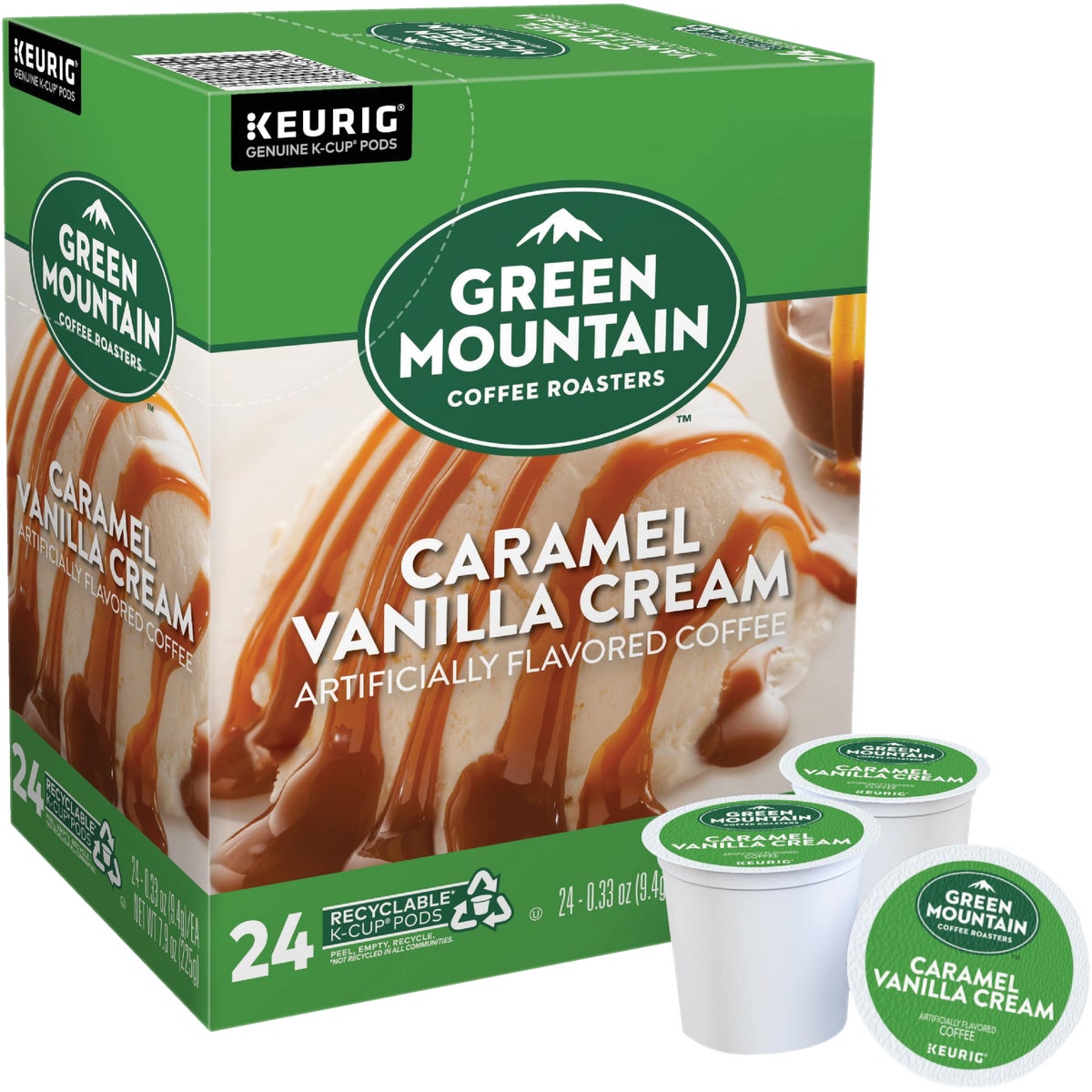 Keurig Green Mountain Coffee Roasters Caramel Vanilla Cream K-Cup (24-Pack)