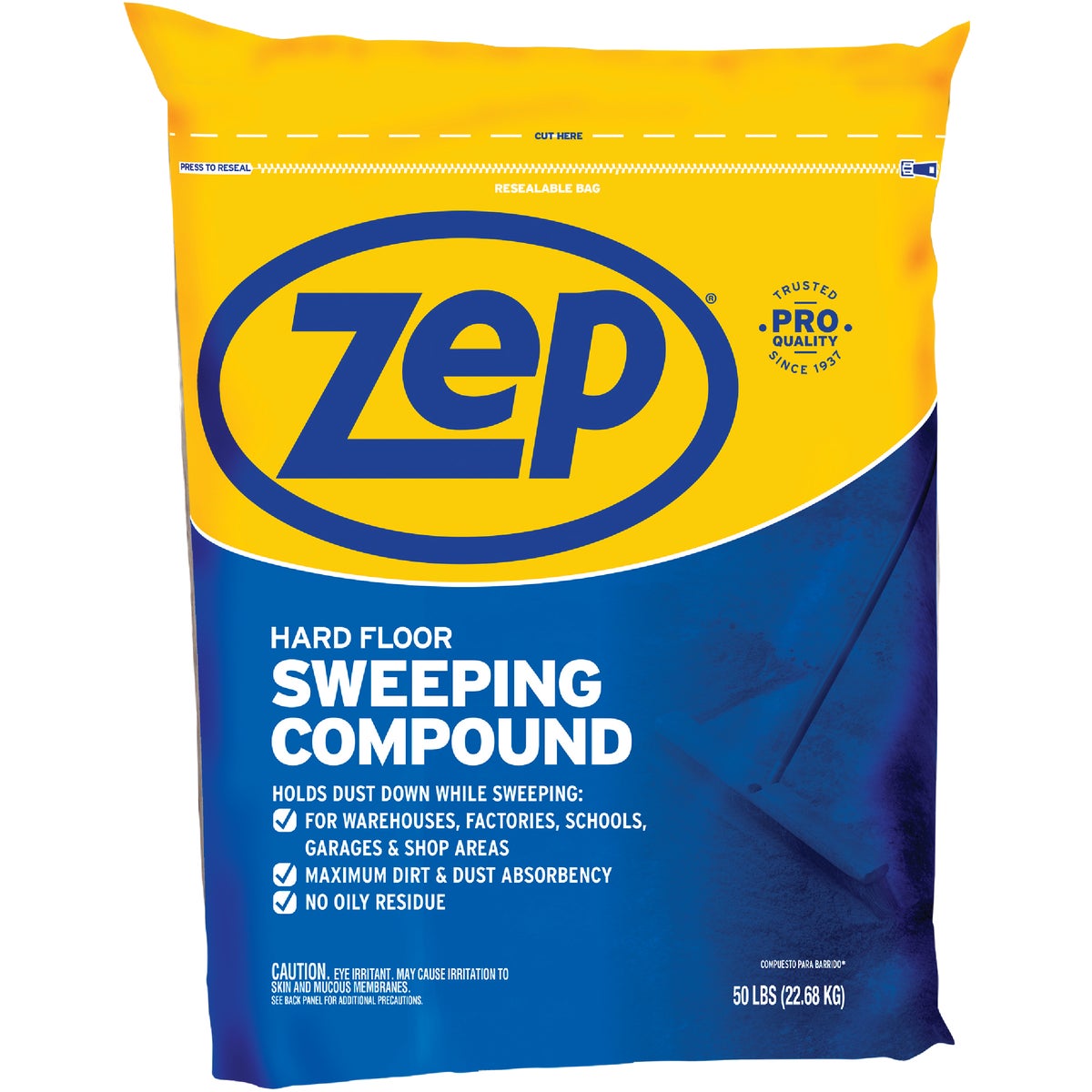 Zep Commercial 50 Lb. Hard Floor Sweeping Compound