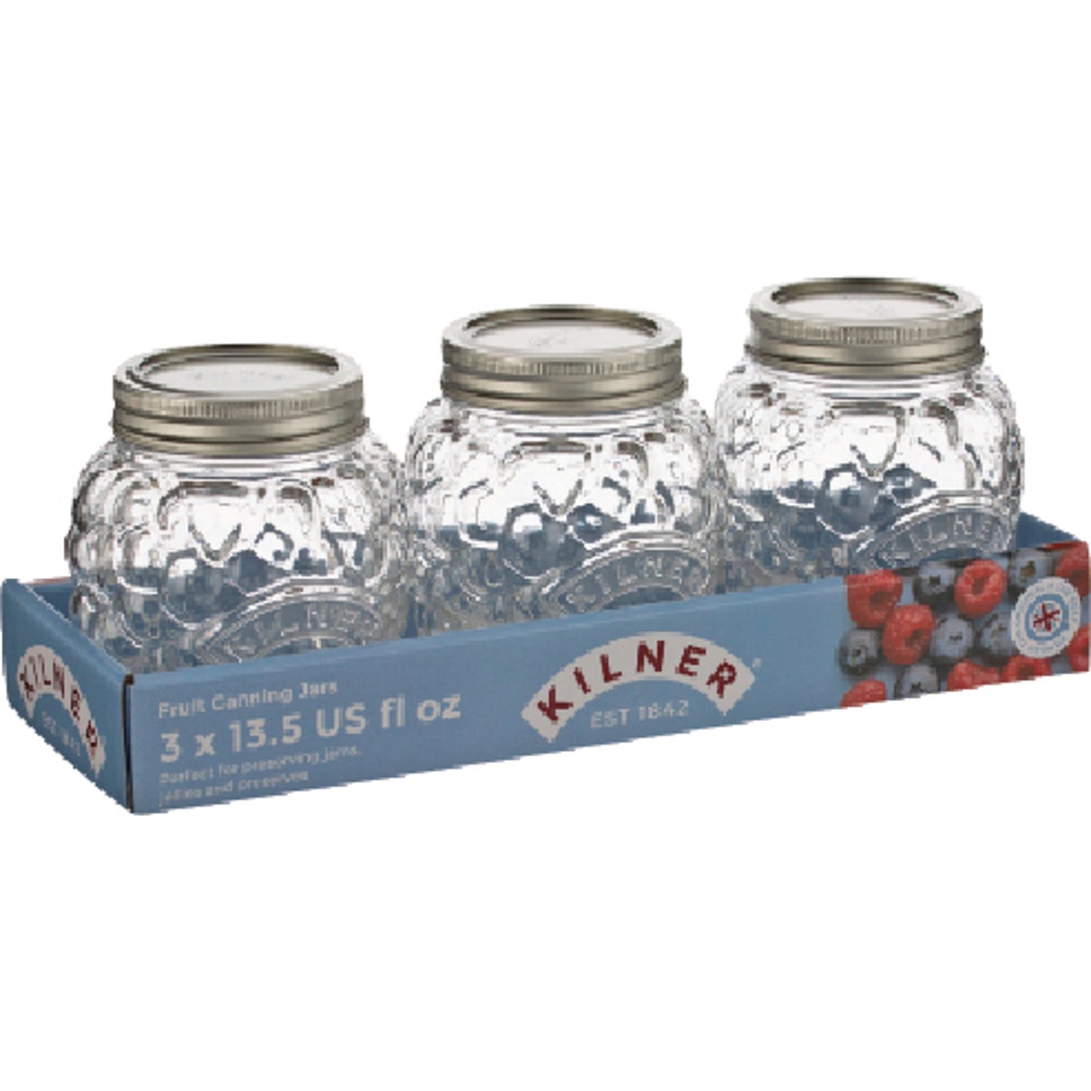 Kilner 13.5 Oz. Berry Fruit Canning Jar (3-Count)