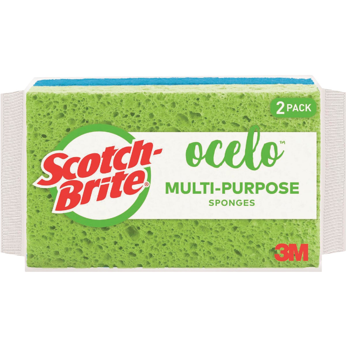 Scotch-Brite O-Cel-O 6.375 In. x 3.625 In. StayFresh Sponge (2-Count)