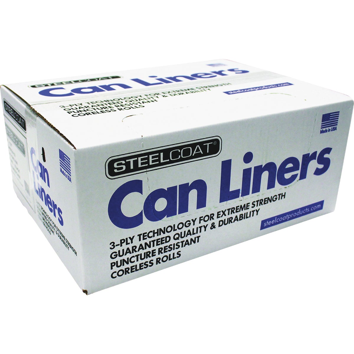 Steelcoat 40-50 Gal. Black Institutional Can Liner (100-Count)