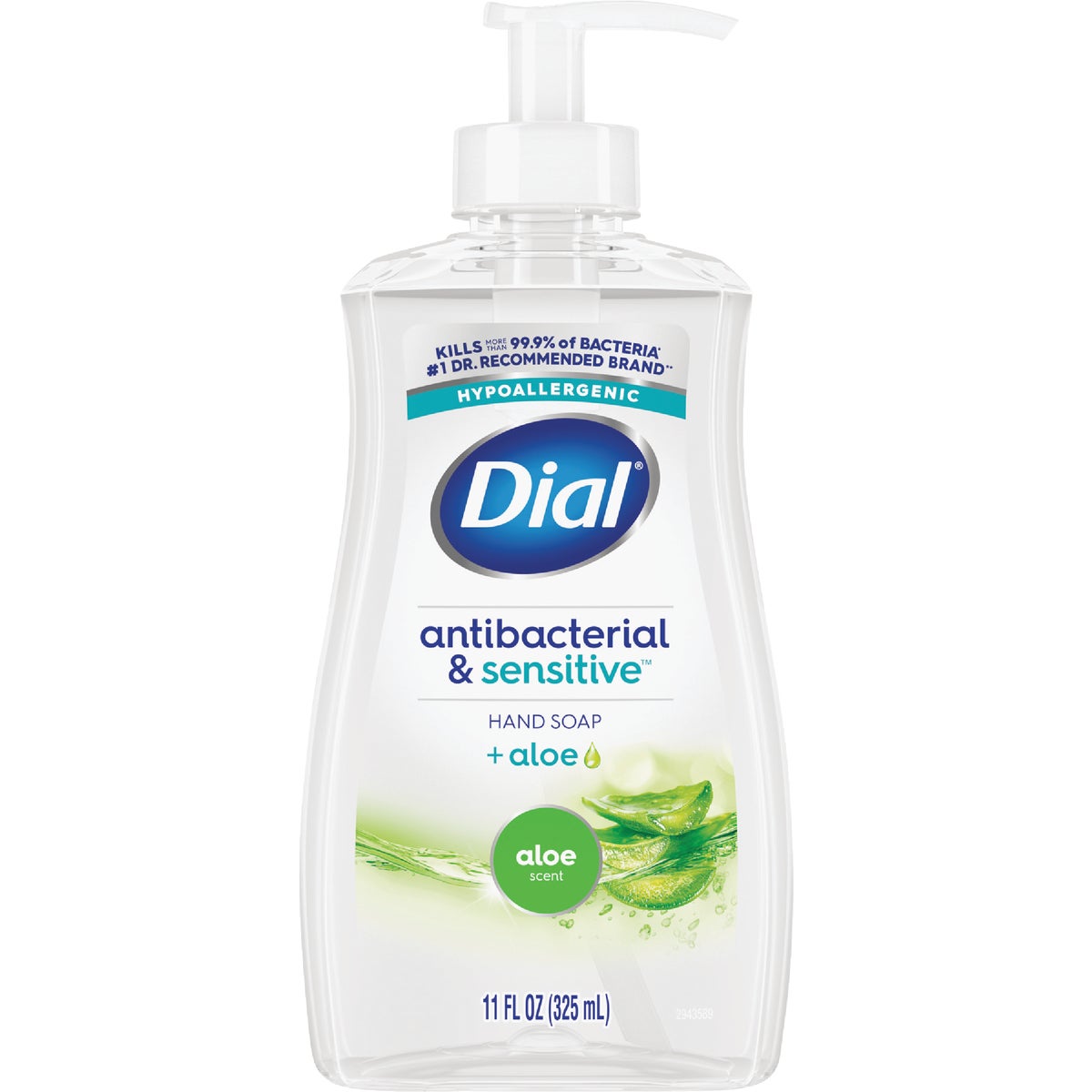 Dial 11 Oz. Aloe Antibacterial Liquid Hand Soap with Moisturizer