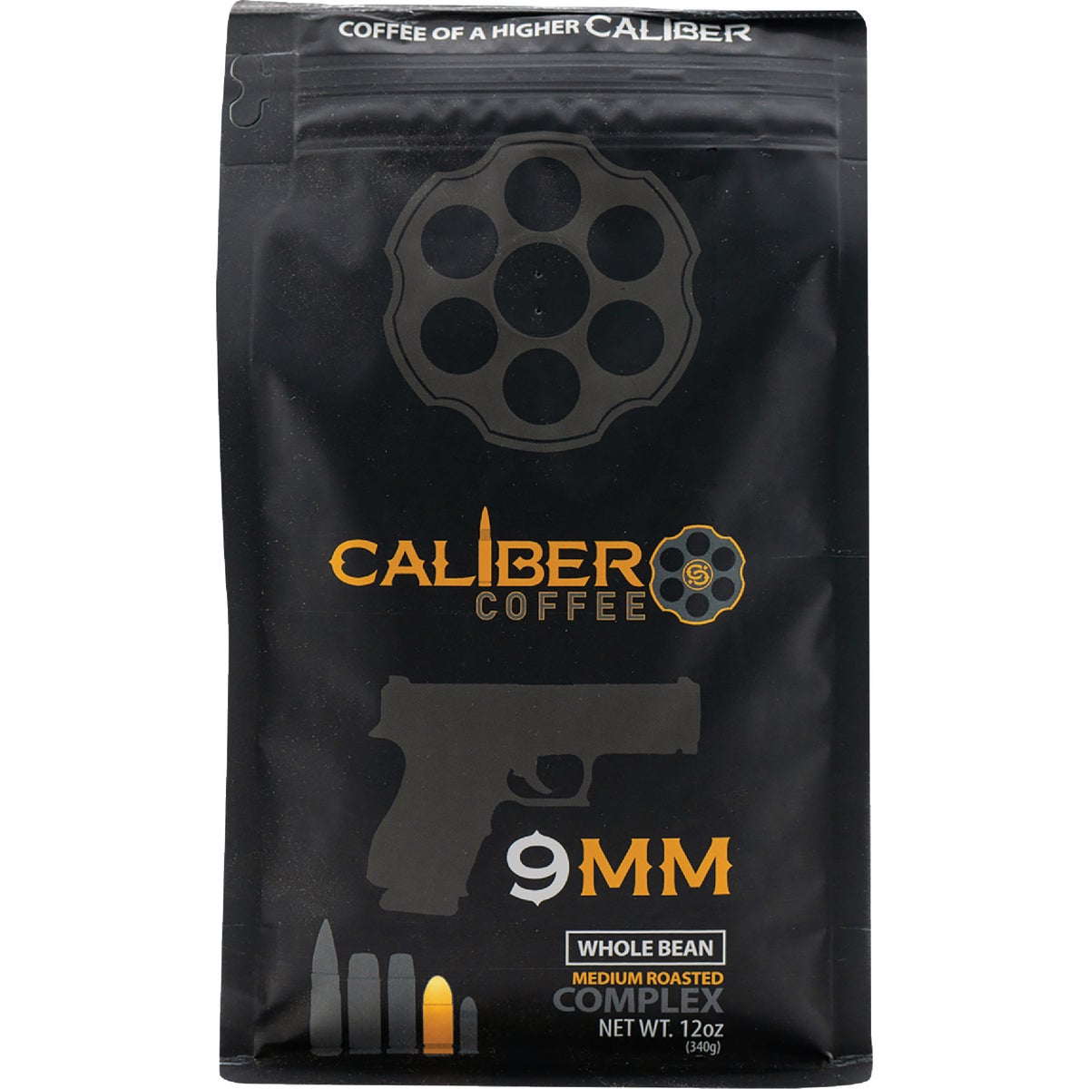 Caliber Coffee 9mm Ground Medium Roast Coffee, 12 Oz. Bag