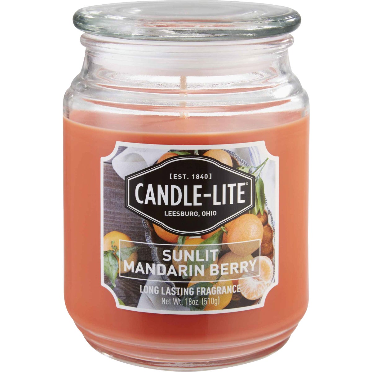 Candle Lite 18 Oz. Everyday Sunlit Mandarin Berry Jar Candle