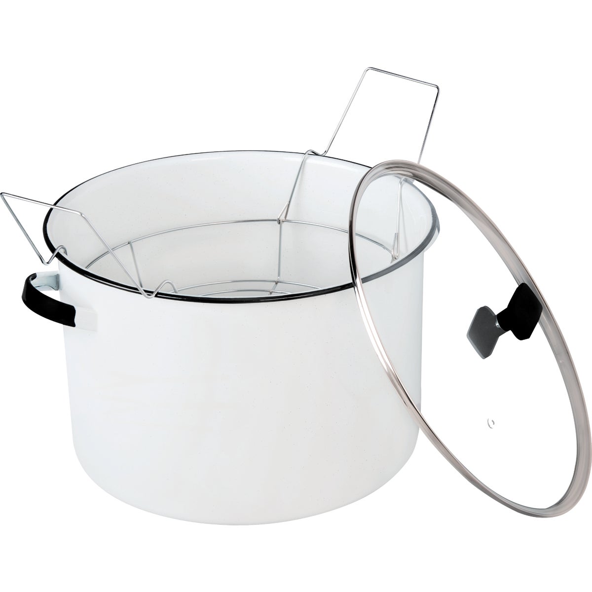 Graniteware 21 Qt. White 2-in-1 Canner and Stock Pot