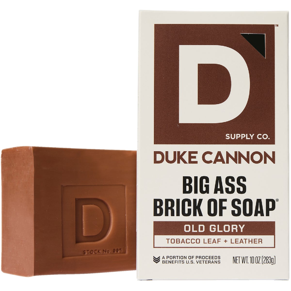 Duke Cannon 10 Oz. Leaf & Leather Big Ass Brick of Soap