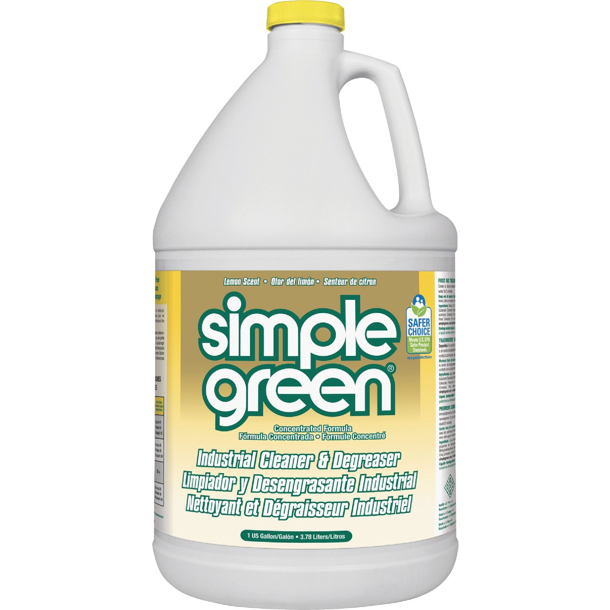 Simple Green 1 Gal. Lemon Liquid Industrial Cleaner & Degreaser