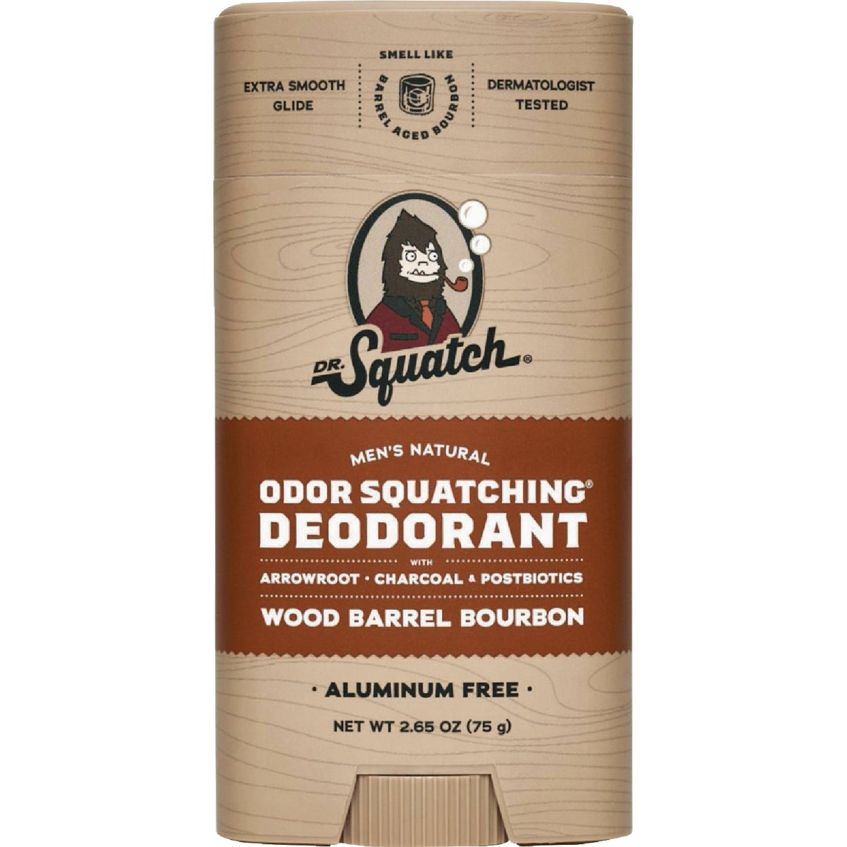 Dr. Squatch 2.65 Oz. Wood Barrel Bourbon Deodorant