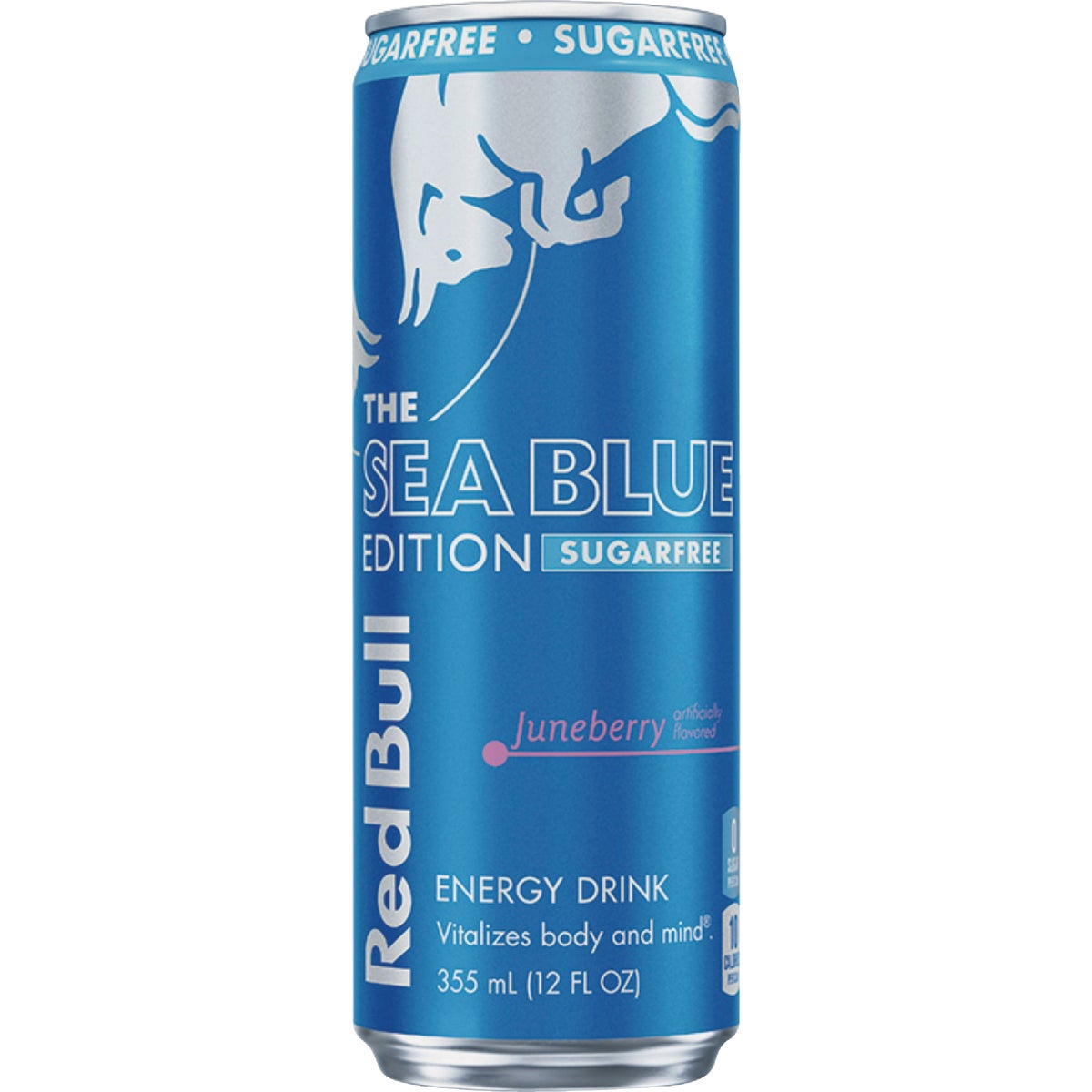 Red Bull 12 Oz. Sugar-Free Sea Blue Juneberry Energy Drink