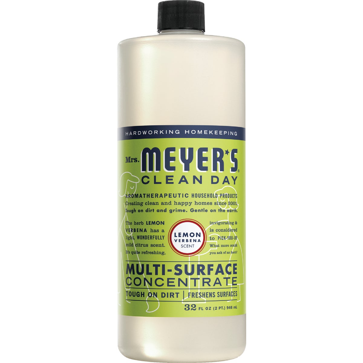 Mrs. Meyer's Clean Day 32 Oz. Lemon Verbena Multi-Surface Concentrate 