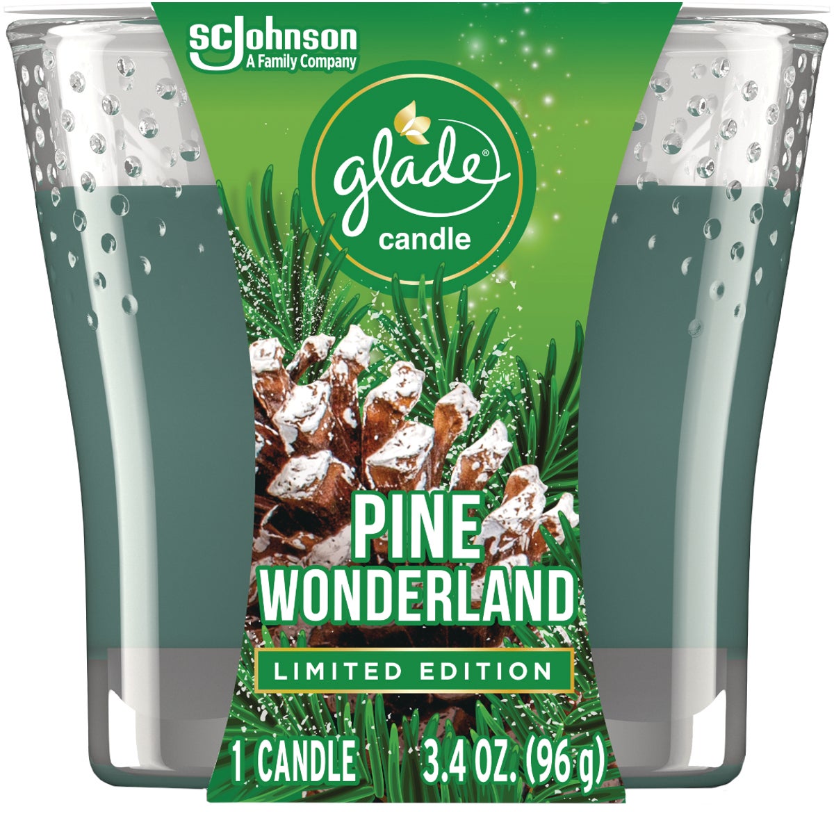 Glade 3.4 Oz. Pine Wonderland Candle