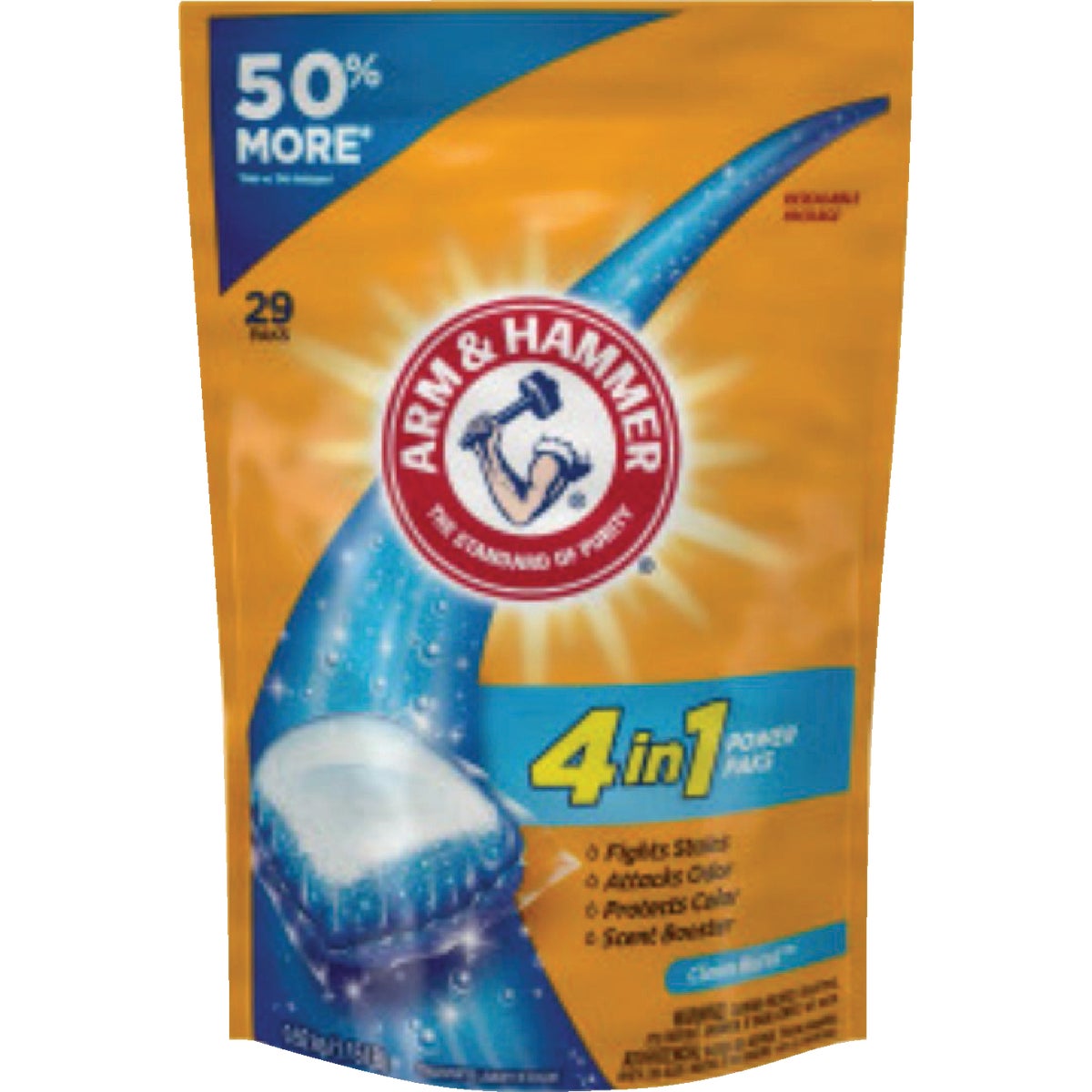 Arm & Hammer Plus 4-In-1 Oxi Clean Power Paks Laundry Detergent (29-Count)