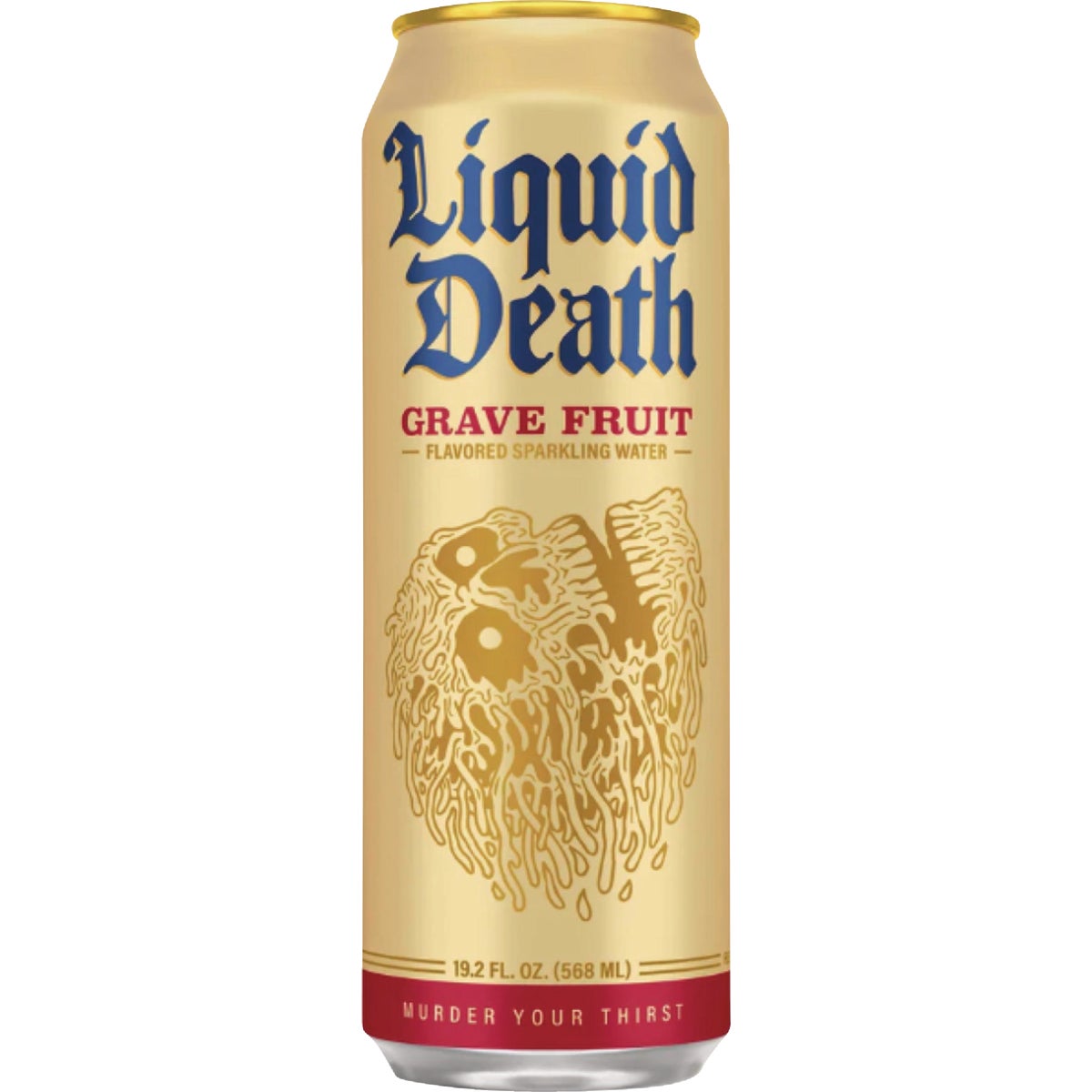 Liquid Death 19.2 Oz. Grave Fruit 100% Sparkling Mountain Water