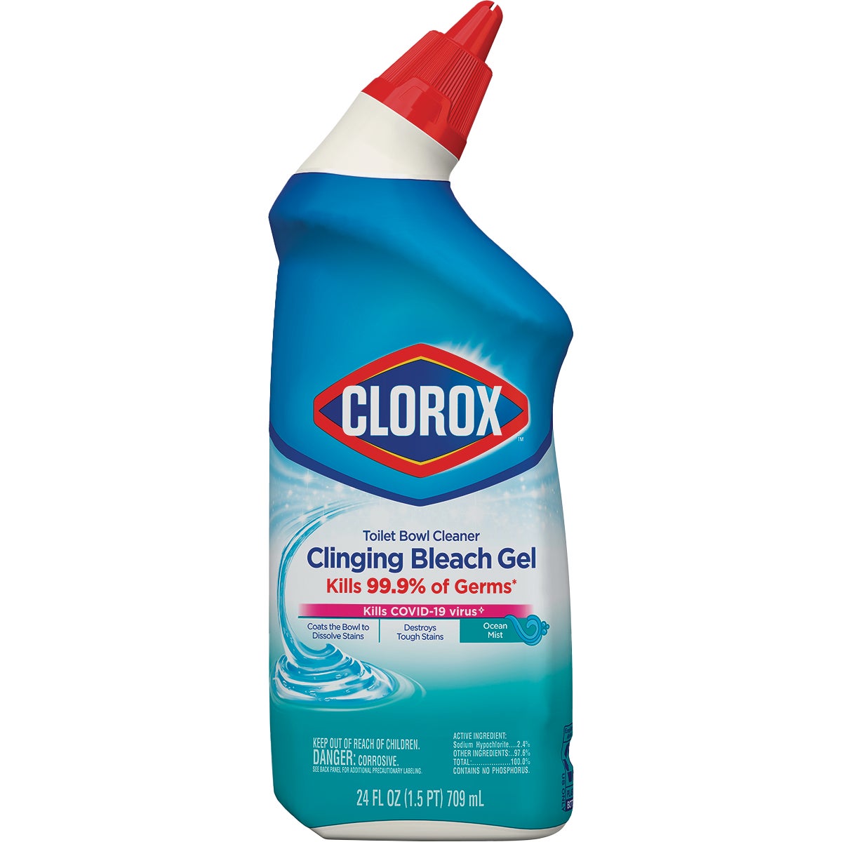 Clorox 24 Oz. Clinging Bleach Gel Toilet Bowl Cleaner