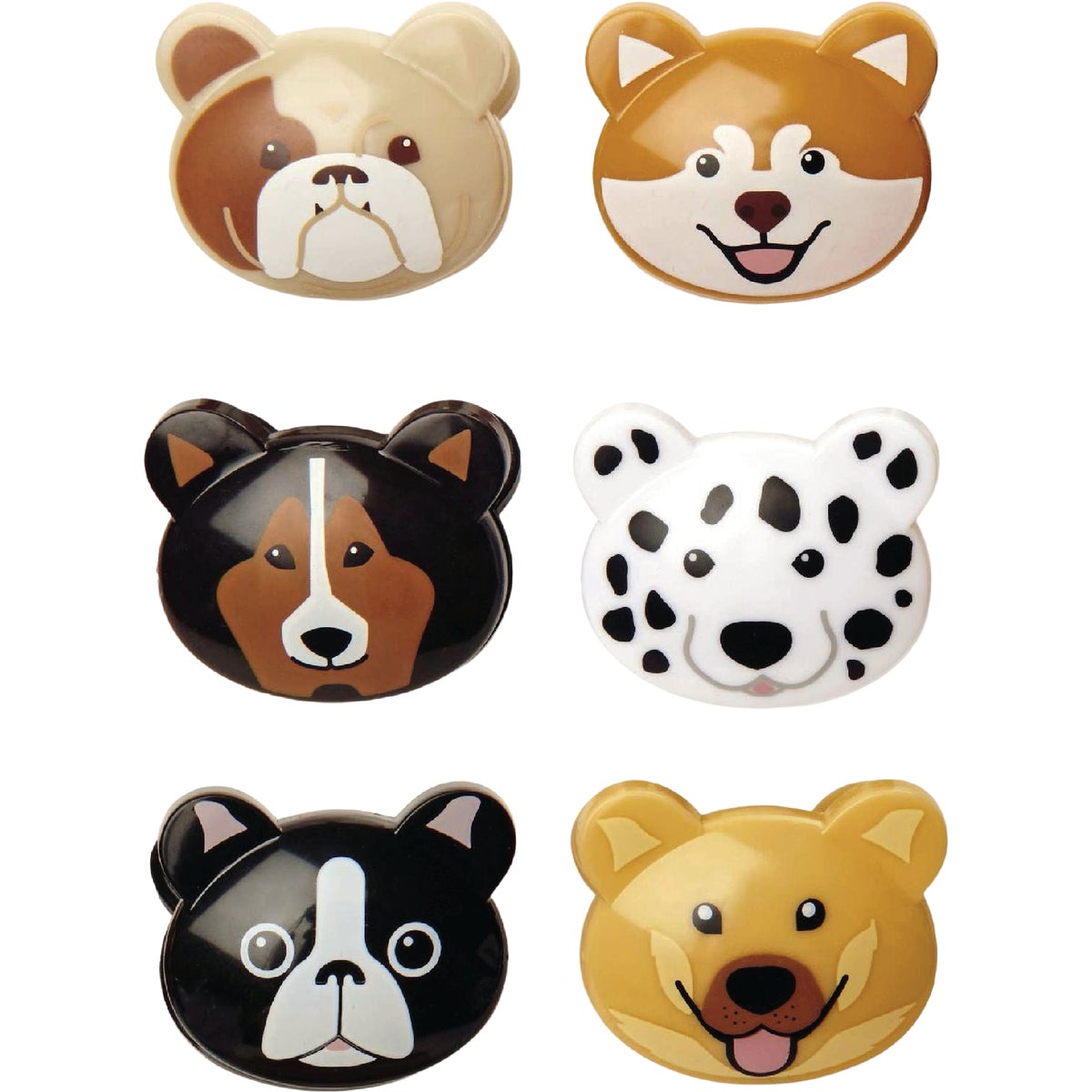 Kikkerland 1 In. x 4 In. Dog Bag Clip (6-Pack)