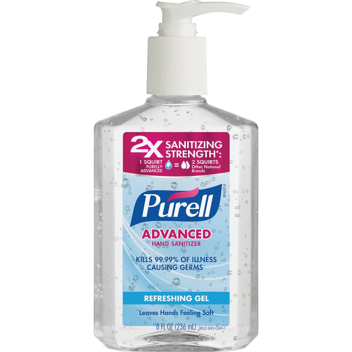 Purell 8 Oz. Gel Pump Bottle Hand Sanitizer