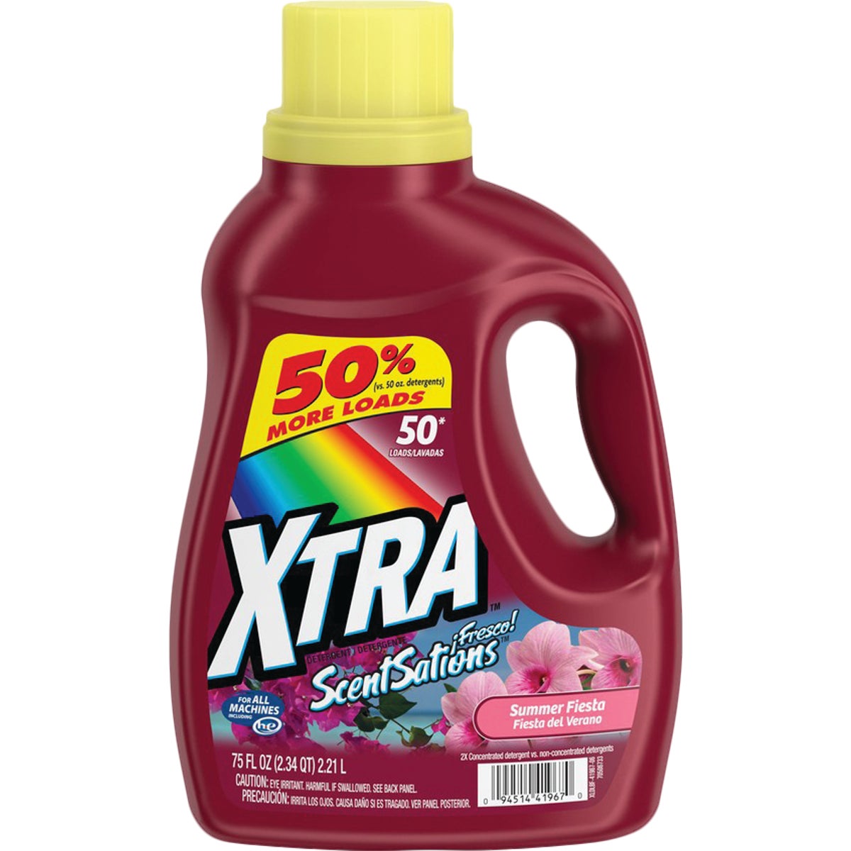 XTRA 75 Oz. Summer Fiesta Liquid Laundry Detergent