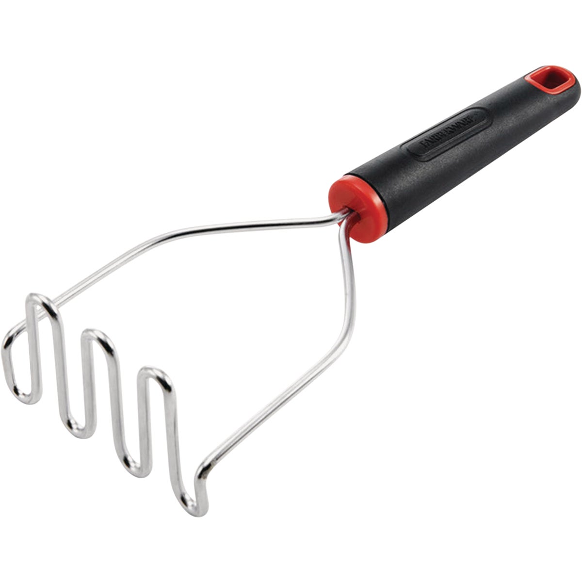 Farberware Stainless Steel Potato Masher with Black Handle