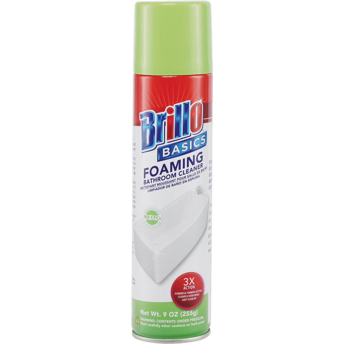 Brillo Basics 9 Oz. Aerosol Clean Scent General Purpose Bathroom Cleaner